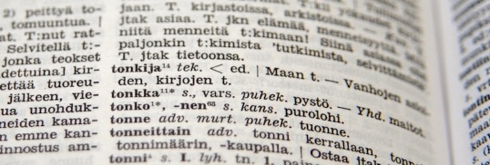 Ote Nykysuomen sanakirjasta sanan ”tonkija” kohdalta.